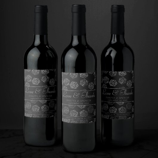 RPG Dice | Fantasy Retro Tafelblad PnP Gamer Custo Wijn Etiket