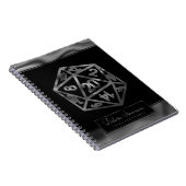 RPG Dice | Fantasy Tabletop Gamer Custom Character Notitieboek (Rechterzijde)