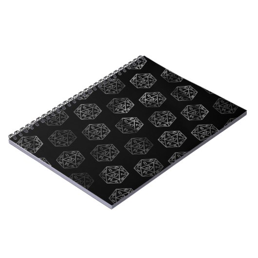 RPG Dice | Fantasy Tabletop Retro Gamer Campagne Notitieboek (Linkerzijde)