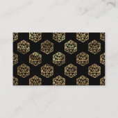 RPG Dice | Gold Fantasy Tafelblad Gamer Receptie Informatiekaartje (Achterkant)