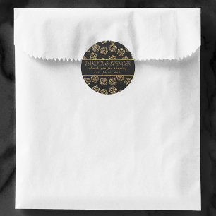 RPG Dice   Gold Tafelblad PnP Roleplayer Bedankt Ronde Sticker