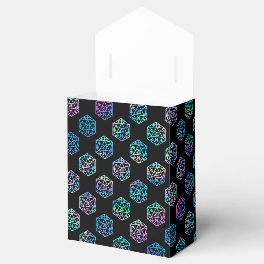 RPG Dice | Holo Fantasy Retro Tafelblad PnP Gamer Bedankdoosjes (Geopend)
