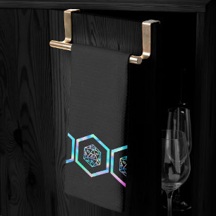 RPG Dice   Holo Fantasy Retro Tafelblad PnP Gamer Theedoek