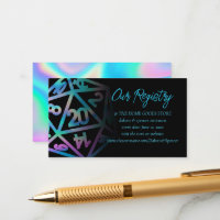 RPG Dice | Holo Fantasy Tafelblad Gamer Registry