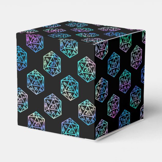 RPG Dice | Holo Fantasy Tafelblad PnP Gamer Custom Bedankdoosjes (Achterkant)