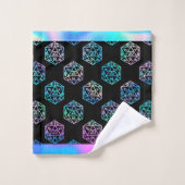 RPG Dice | Holo Old School Fantasy Tafelblad Gamer Bad Handdoek (Wasdoekje)