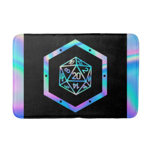 RPG Dice   Holo Old School Tafelblad PnP Roleplaye Badmat