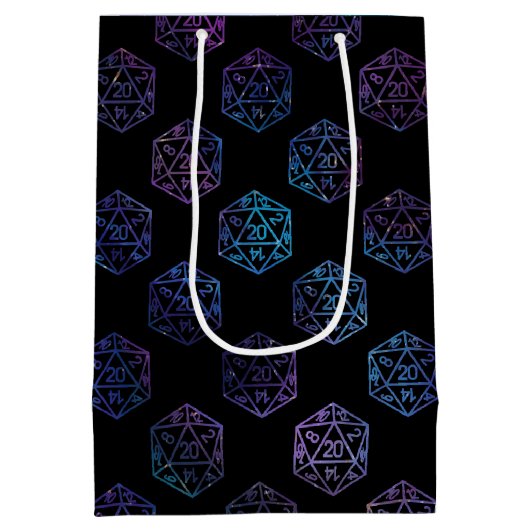 RPG Dice | Nebula Fantasy Retro Tabletop PnP Gamer Medium Cadeauzakje (Achterkant)