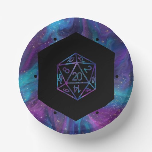 RPG Dice | Nebula Fantasy Retro Tabletop PnP Gamer Papieren Kommen (Voorkant)
