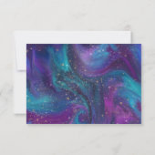 RPG Dice | Nebula Fantasy Retro Tabletop PnP Gamer RSVP Kaartje (Achterkant)