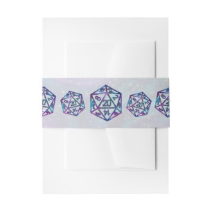 RPG Dice   Nebula Fantasy Retro Tabletop PnP Gamer Uitnodigingen Wikkel