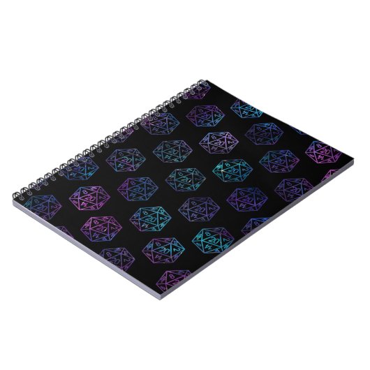 RPG Dice | Nebula Fantasy Tabletop Gamer-campagne Notitieboek (Linkerzijde)