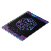 RPG Dice | Nebula Fantasy Tabletop Gamer-personage Notitieboek (Linkerzijde)