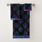 RPG Dice | Nebula Fantasy Tabletop Retro PnP Gamer Bad Handdoek (Insitu)