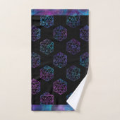 RPG Dice | Nebula Fantasy Tabletop Retro PnP Gamer Bad Handdoek (Handdoek)