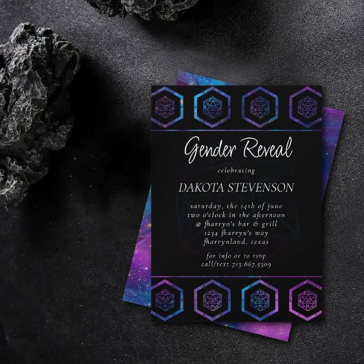 RPG Dice | Nebula Fantasy tafelblad PnP Gamer Part Kaart