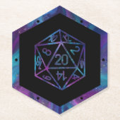 RPG Dice | Nebula Old School Tafelblad Roleplayer Kartonnen Onderzetters (Voorkant)