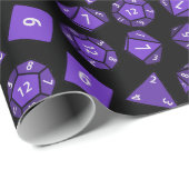 RPG Dice Roll geek Gift paper Gamer Fantasy Cadeaupapier (Rol Hoek)