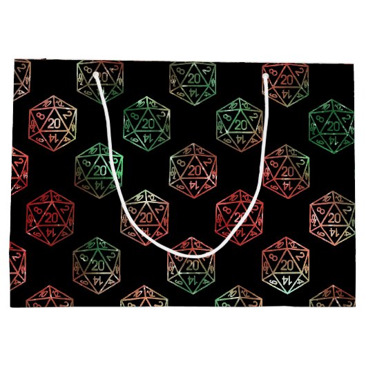 RPG Dice | XMAS Fantasy Retro Tafelblad PnP Gamer Groot Cadeauzakje (Achterkant)