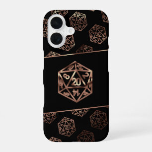 RPG Dobbelsteen Koper Fantasy Retro Tafelblad Pn iPhone 16 Hoesje