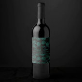 RPG Dobbelstenen | Emerald Fantasy Tabletop Gamer  Wijn Etiket