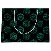 RPG Dobbelstenen | Emerald Fantasy Tabletop Retro  Groot Cadeauzakje (Voorkant)