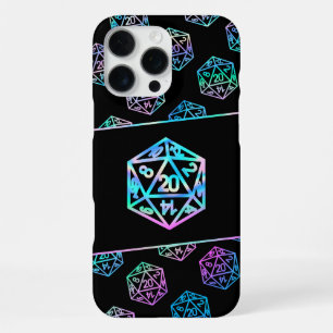 RPG Dobbelstenen Holo Fantasy Retro Tafelblad Pn iPhone 16 Pro Max Hoesje