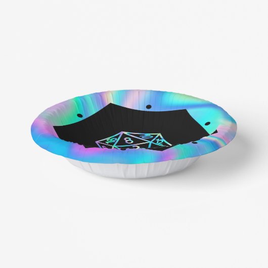 RPG Dobbelstenen | Holo Fantasy Retro Tafelblad Pn Papieren Kommen (Gebogen)