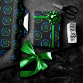 RPG Dobbelstenen | Iridiserende Fantasy Tafelblad  Cadeaupapier