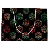 RPG Dobbelstenen | Kerstmis Fantasy Retro Tafelbla Groot Cadeauzakje (Achterkant)