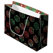 RPG Dobbelstenen | Kerstmis Fantasy Retro Tafelbla Groot Cadeauzakje (Voorkant Gekanteld)