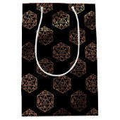 RPG Dobbelstenen | Koper Fantasy Retro Tafelblad P Medium Cadeauzakje (Voorkant)