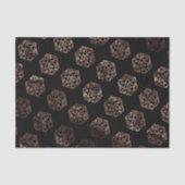 RPG Dobbelstenen | Koper Fantasy Retro Tafelblad P Tissuepapier (Voorkant)