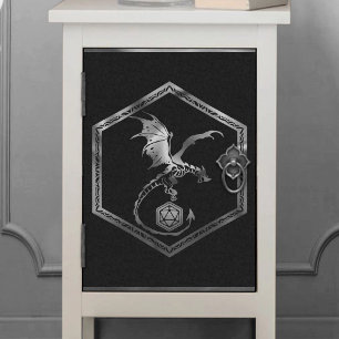 RPG Dragon Fantasy Tabletop Retro PnP Gamer Dice Tissuepapier