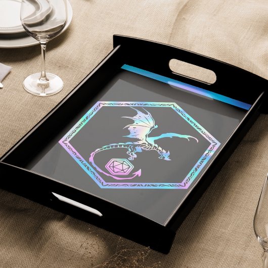 RPG Dragon | Holo Fantasy Tafelblad PnP Dobbelstee Tissuepapier