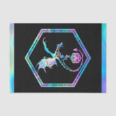 RPG Dragon | Holo Fantasy tafelblad PnP Gamer Dice Tissuepapier (Voorkant)