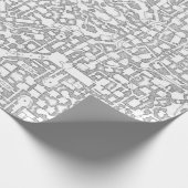 RPG Dungeon Map Wrapping Paper Cadeaupapier (Hoek)