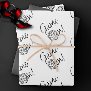 RPG Game Aan   Fantasy Tafelblad Retro Gamer Dobbe Inpakpapier Vel