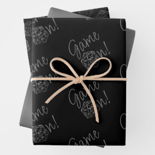 RPG Game Aan   Old School Tafelblad Roleplayer Dob Inpakpapier Vel