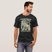 Rpg Game Dungeon Dad D20 Dice Pen and Paper Boar T-shirt (Voorkant volledig)