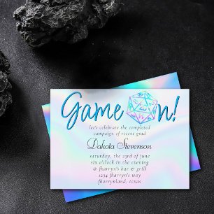 RPG Game On   Holo Fantasy tafelblad Retro Gamer Kaart