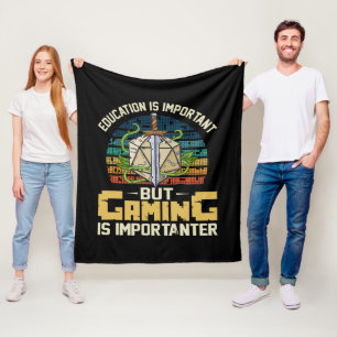 rpg-gamen is belangrijker fleece deken