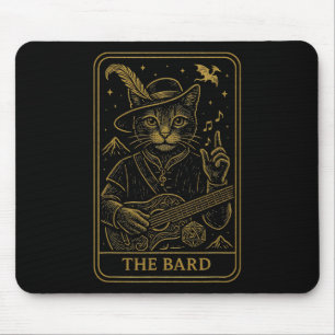 Rpg Gamer De Rd D20 Dobbelsteen Nerdy Geek Kat Man Muismat