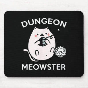 Rpg Gamer Katten Zijmissie Grappige Nerd D20 Dobbe Muismat