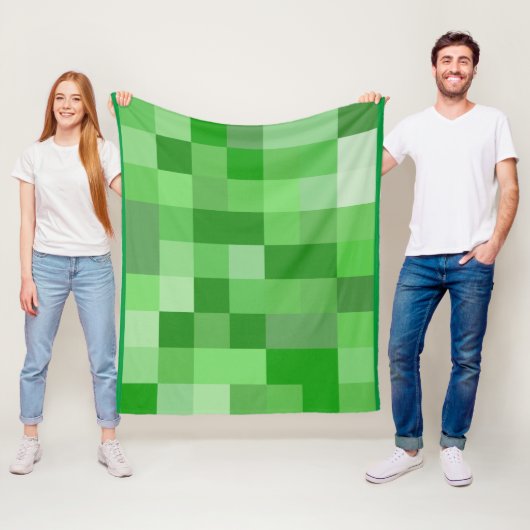 RPG Gamer Pixel Patroon Fleece Deken (In situ)