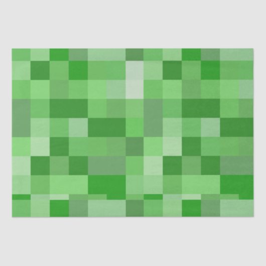 RPG Gamer Pixel Patroon Tissuepapier (Voorkant)