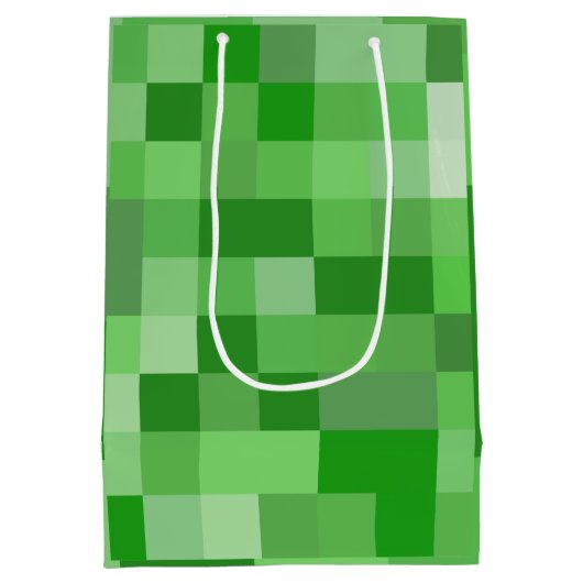 RPG Gamer Pixel Pattern Wrapping Paper Medium Cadeauzakje (Achterkant)