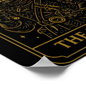 Rpg Gamer Rogue D20 Dice Nerdy Geek Cat Men Women Poster (Hoek)