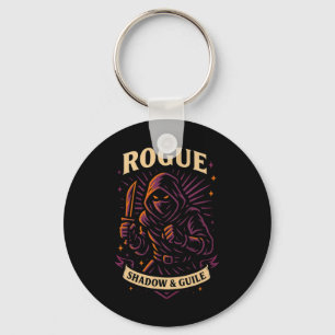 Rpg Gamer Rogue D20 Dobbelstenen Nerdy Geek Mannen Sleutelhanger