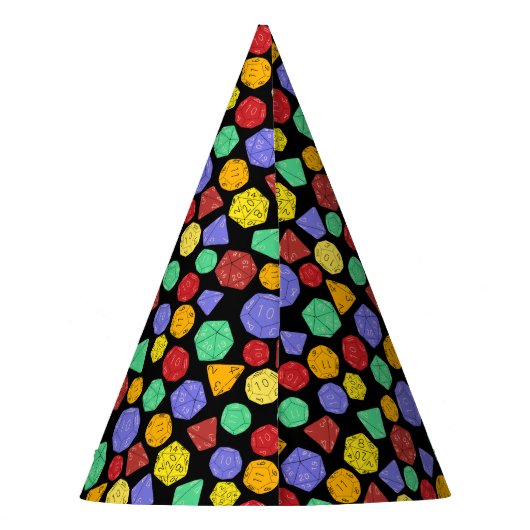 RPG Gaming Dice, Board, Fantasy Games, Geachte Par Feesthoedjes (Achterkant)